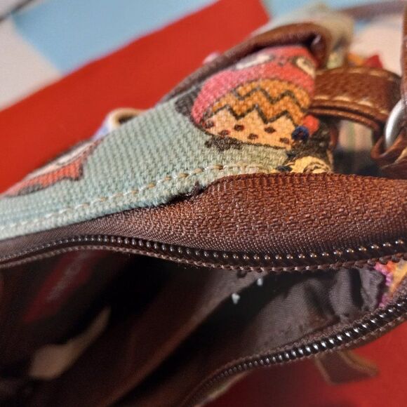 UnionBay Crossbody bag Owls Adjustable Leather Strap Country Fun Buckles - Picture 9 of 9